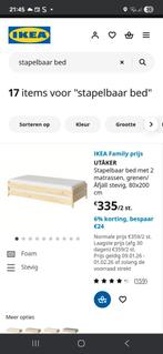 Ikea stapelbaar bed, Ophalen