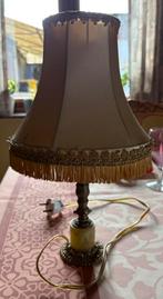 Vintage tafellamp met franjes – defect – opknapper, Enlèvement, Utilisé