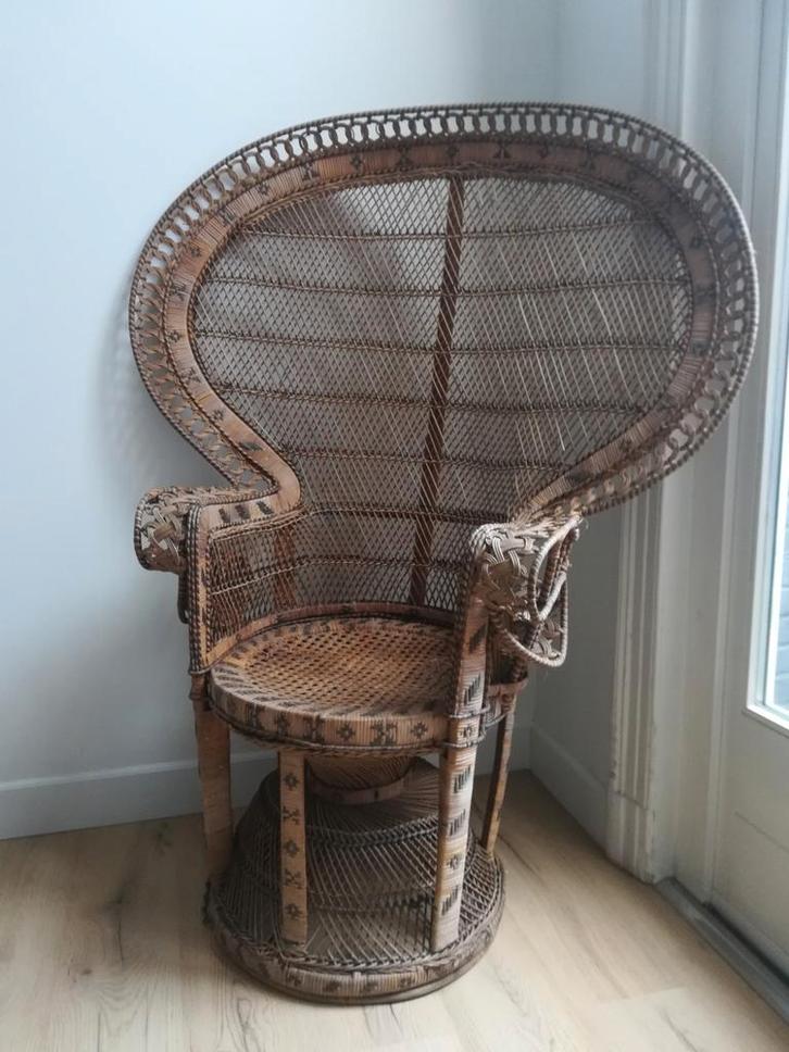 Royal Peacock chair vintage stoel, Enfants & Bébés, Chambre d'enfant | Tables & Chaises, Utilisé, Enlèvement