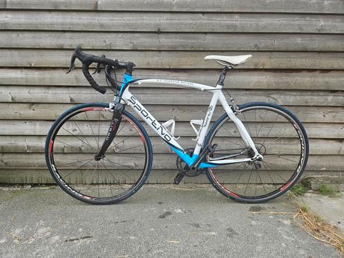 Koersfiets sportivo, Vélos & Vélomoteurs, Vélos | Vélos de course, Utilisé, Hommes, Carbone, 53 à 57 cm, Enlèvement