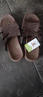 Slippers heren, Kleding | Heren, Schoenen, Slippers, Bruin, Nieuw, Ophalen of Verzenden