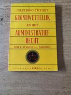 Inleiding tot het grondwettelijk en het administratief recht, Boeken, Ophalen of Verzenden, Gelezen