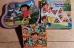 Ontdek samen met Dora! 4 vrolijke spelletjes., Kinderen en Baby's, Speelgoed | Kinderpuzzels, Ophalen, Gebruikt
