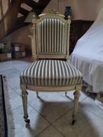 4 CHAISES LOUIS XVI, Huis en Inrichting, Stoelen, Ophalen, Hout, Louis XVI, Blauw