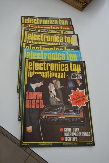 Verschillende oude Elektronica tijdschriften