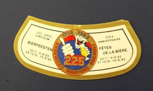 bieretiket "Bierfeesten"  Brij Martens - Bocholt, Verzamelen, Biermerken, Gebruikt, Ophalen of Verzenden