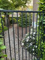 Zwarte metalen poort tuin, Doe-het-zelf en Bouw, Metalen, Gebruikt, IJzer, Ophalen