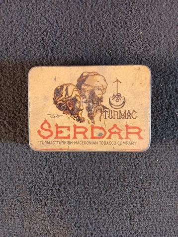 Boîte à tabac en étain Turmac Serdar, Enlèvement ou Envoi, Utilisé, Ustensile