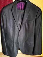 Costume moderne gris foncé, veste et pantalon, taille 40, Comme neuf, Enlèvement ou Envoi, Gris