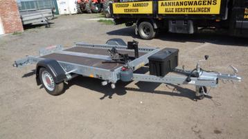 Te huur zakbare mototrailer voor 1 moto. mtm 750 kg. beschikbaar voor biedingen
