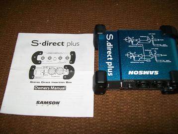 Samson S-direct plus, Musique & Instruments, Tables de mixage, Enlèvement ou Envoi, Neuf, Moins de 5 canaux, Entrée micro