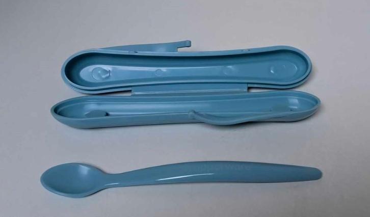 Tupperware™ Cuillère Bébé « On the Go » bleu, Maison & Meubles, Cuisine| Tupperware, Neuf, Autres types, Bleu, Envoi