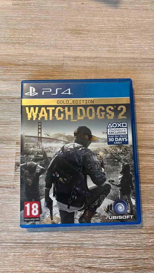 Watch Dogs 2 - Gold Edition, Games en Spelcomputers, Games | Sony PlayStation 4, Zo goed als nieuw, Avontuur en Actie, Vanaf 18 jaar