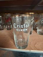 Oud email bierglas cristal alken, Verzamelen, Ophalen of Verzenden