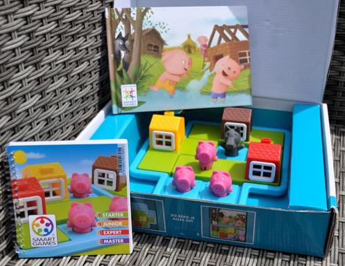 SmartGames - 3 Kleine Biggetjes - vanaf 3 jaar, Kinderen en Baby's, Speelgoed | Educatief en Creatief, Zo goed als nieuw, Ophalen of Verzenden