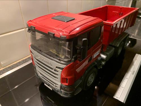 Bruder Scania met container schaal 1:16, Enfants & Bébés, Jouets | Véhicules en jouets, Comme neuf, Enlèvement ou Envoi