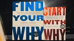 Pakket Simon Sinek - start with why + find your why, Enlèvement ou Envoi
