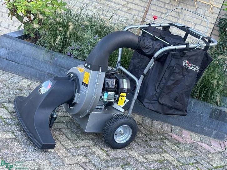 JANSEN Bladzuiger met aandrijving extra zuigslang & blaaspij, Zakelijke goederen, Machines en Bouw | Tuin, Park en Bosbouw, Bladblazer