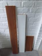 Plank tabletbord dubbelzijdige plint wit hout, Ophalen, Zo goed als nieuw