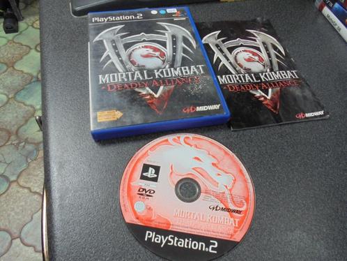 Playstation 2 Mortal Kombat Deadly Alliance(orig-compl)FRANS, Games en Spelcomputers, Games | Sony PlayStation 2, Gebruikt, Vechten