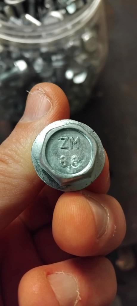 lot de vis m10 X 20, Bricolage & Construction, Quincaillerie & Fixations, Neuf, Vis, Moins de 50 mm, Inox, Enlèvement ou Envoi