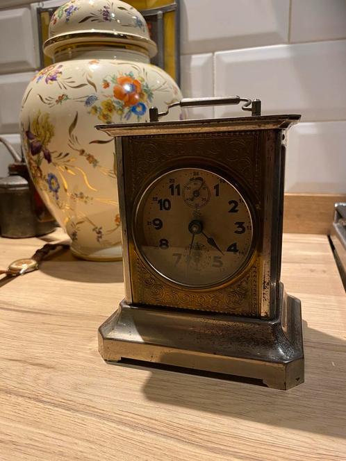 Junghans Rijtuigklok, Antiek en Kunst, Antiek | Klokken, Ophalen of Verzenden