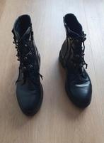 Zwarte Boots maat 39, Zwart, Lage of Enkellaarzen, Ophalen of Verzenden, Zo goed als nieuw