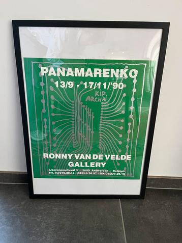 Officiële affiche Panamarenko Kip Archai 1990 beschikbaar voor biedingen
