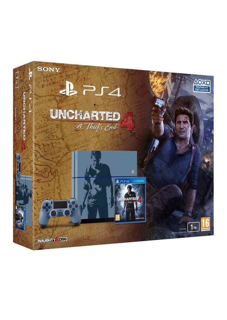 Te koop: PS4 Uncharted Limited Edition 1TB in bijna nieuw, Enlèvement, Neuf