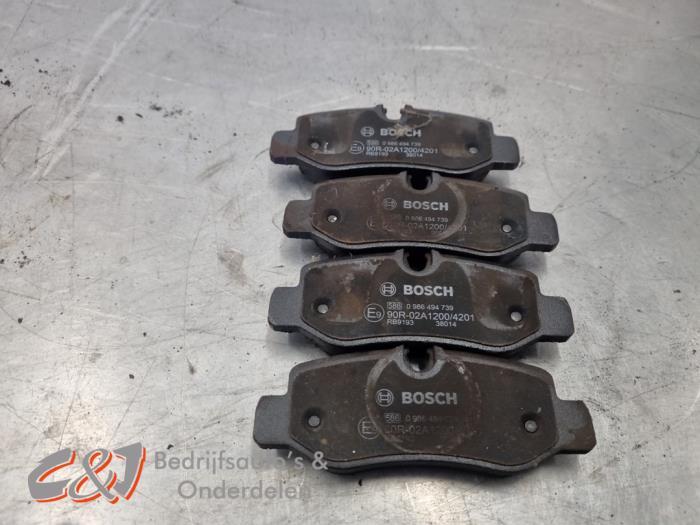 Plaquette de frein arrière d'un Mercedes Vito, 3 mois de garantie, Utilisé, -, -