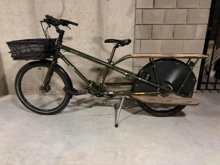 Yuba Mundo Longtail fiets, Fietsen en Brommers, Fietsen | Bakfietsen, Zo goed als nieuw, Overige merken, 3 kinderen, Ophalen