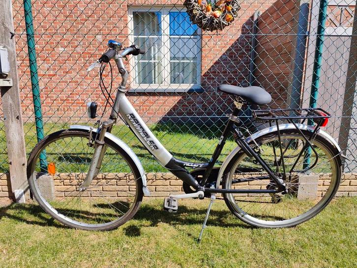 Rambler Damesfiets, Fietsen en Brommers, Fietsen | Dames | Omafietsen, Gebruikt, 53 tot 56 cm, Handrem, Versnellingen, Ophalen