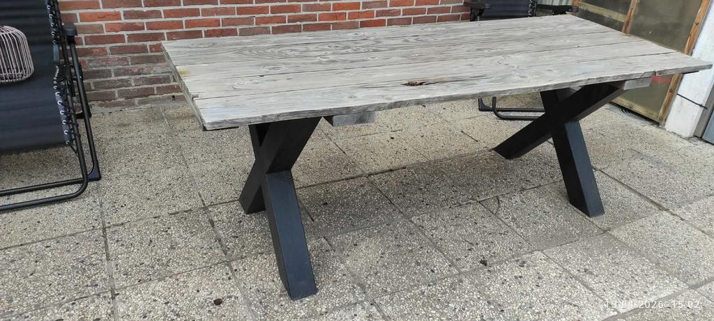 Tuintafel hout, Enlèvement, Utilisé, Rectangulaire, Autres matériaux