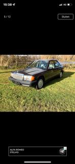 Mercedes 190 E w201, Auto's, Automaat, 4 deurs, Zwart, Achterwielaandrijving