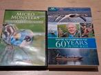 2 Dvd-boxen David Attenborough; micro monsters/ 60years, Alle leeftijden, Boxset, Natuur, Ophalen of Verzenden