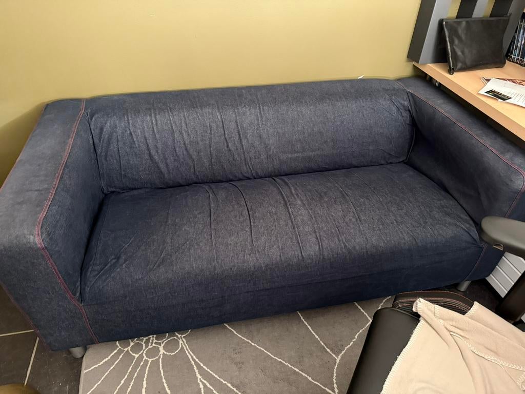 Kleine zetel en salontafel van belgochrome, Huis en Inrichting, Ophalen, Zo goed als nieuw