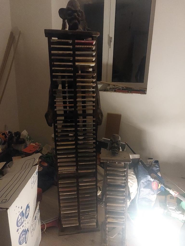 Porte cd en bois, Maison & Meubles, Bois, CD