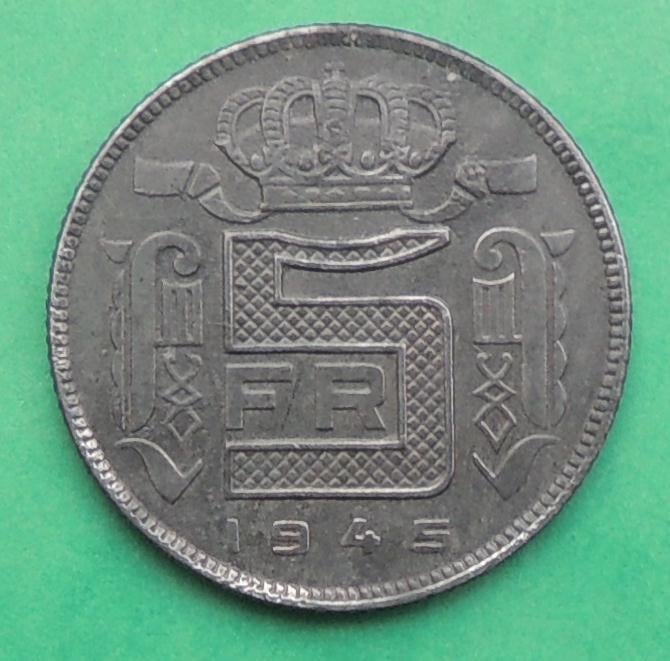 1945 5 francs FR, Timbres & Monnaies, Envoi, Métal, Monnaie en vrac