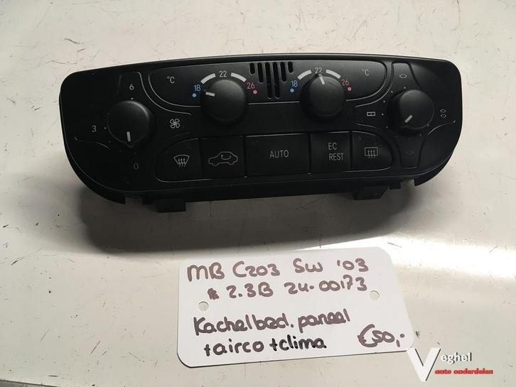 Mercedes C203 2.3 Benzine  2400173  Station 2003 Kachel bed, Autos : Pièces & Accessoires, Tableau de bord & Interrupteurs, Utilisé