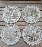 set van 4 decoratieve wandbordjes – Hutschenreuther, Envoi