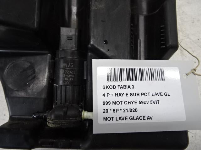 LAVE-GLACE POMPE AVANT Skoda Fabia III (NJ3) (1K6955651), Utilisé, Skoda