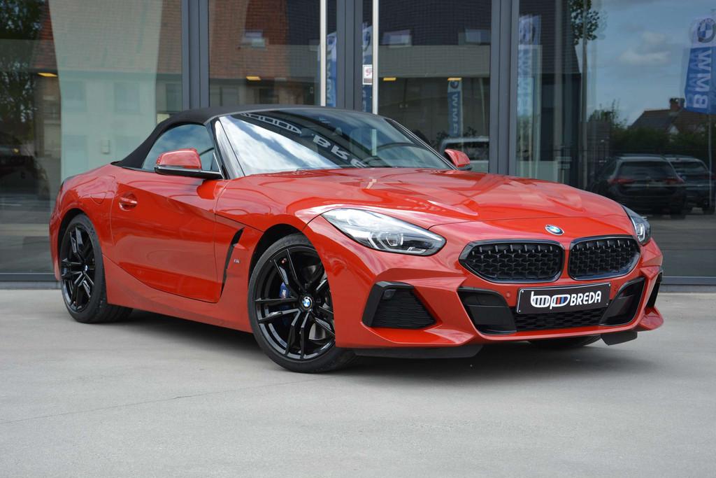 BMW Z4 sDrive30i M-Sport/ San Francisco Red/Keyless/H&K, Auto's, BMW, Bedrijf, Te koop, Z4, ABS, Airbags, Airconditioning, Android Auto