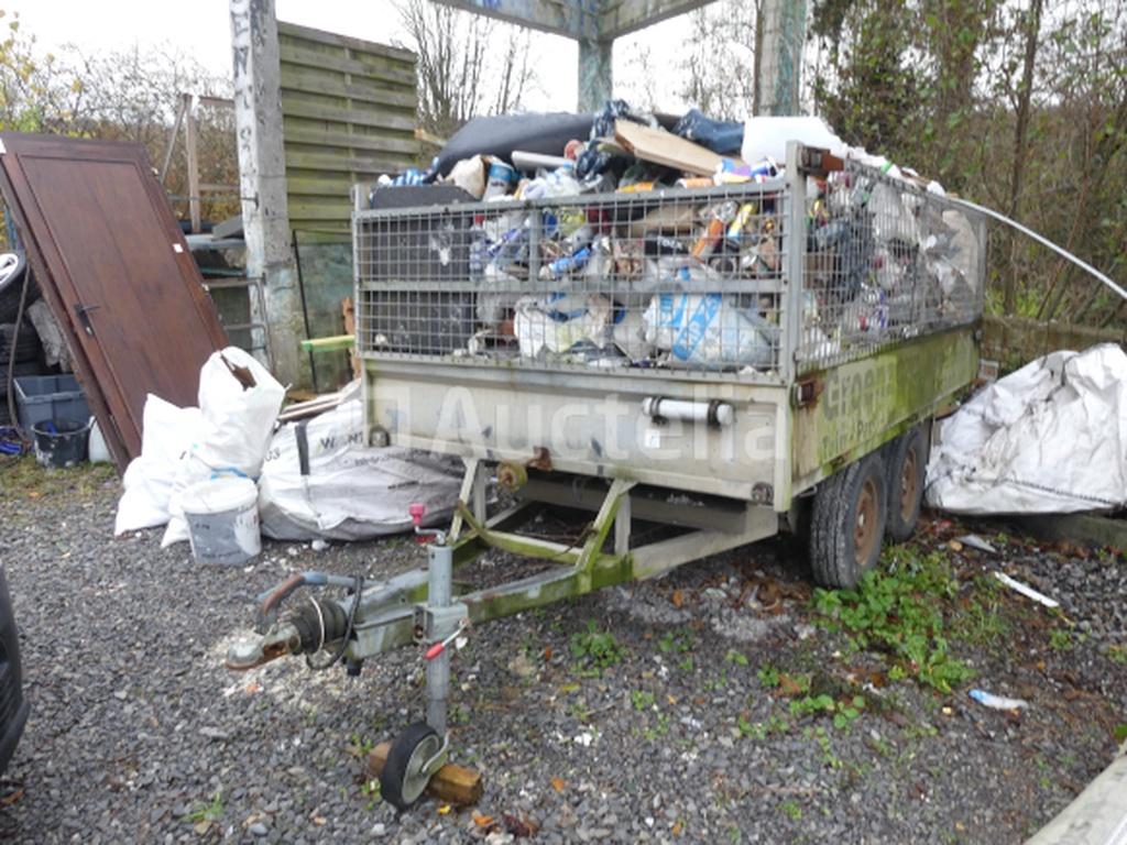 Pattyn dubbelassige aanhanger, Auto diversen, Aanhangers en Bagagewagens