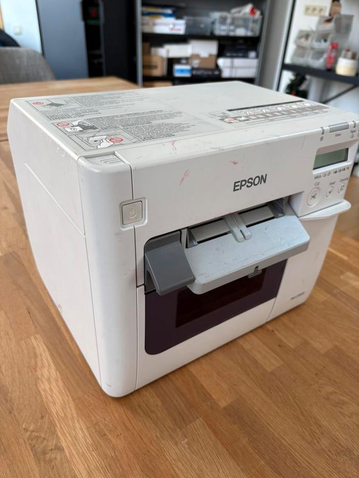 Epson C3500 kleuren labelprinter, Computers en Software, Printers, Gebruikt, Printer, Inkjetprinter, Ophalen of Verzenden