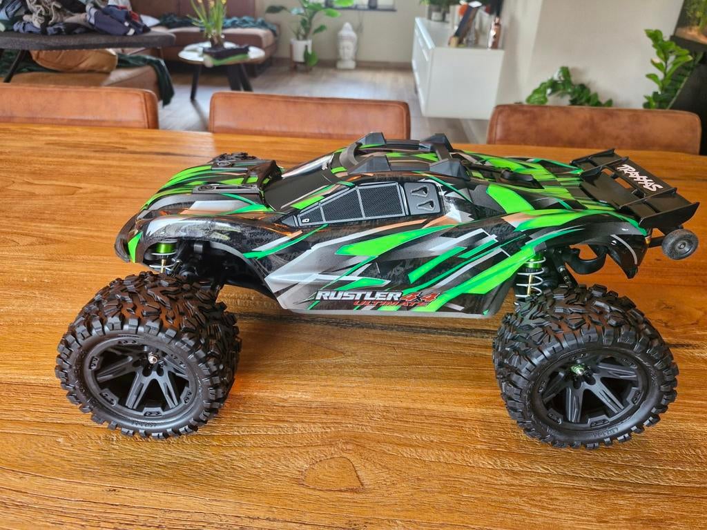 traxxas rustler 4x4 vxl met veel upgrades en extra's, Enlèvement