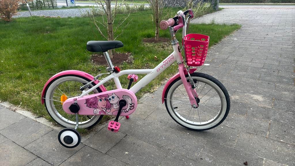 Velo fille avec petites toues amovibles, Vélos & Vélomoteurs, Enlèvement, Utilisé, Moins de 16 pouces, Stabilisateurs