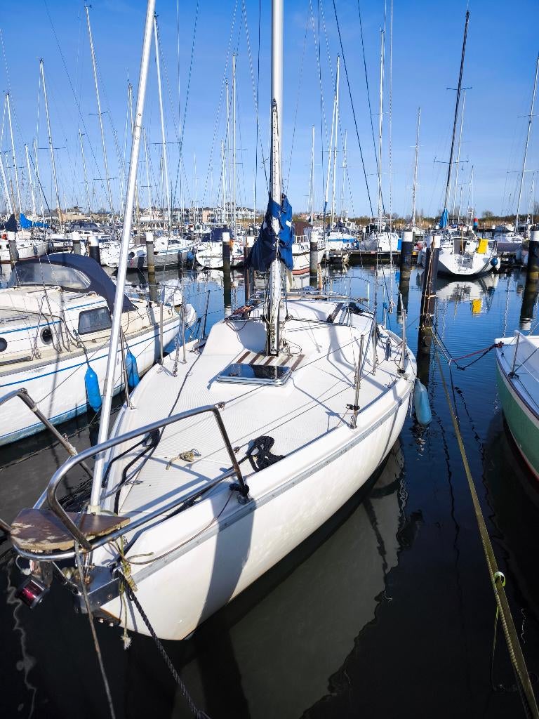 Jeanneau Sanria, Watersport en Boten, Kajuitzeilboten en Zeiljachten, Gebruikt, Polyester, 6 tot 9 meter, Ophalen