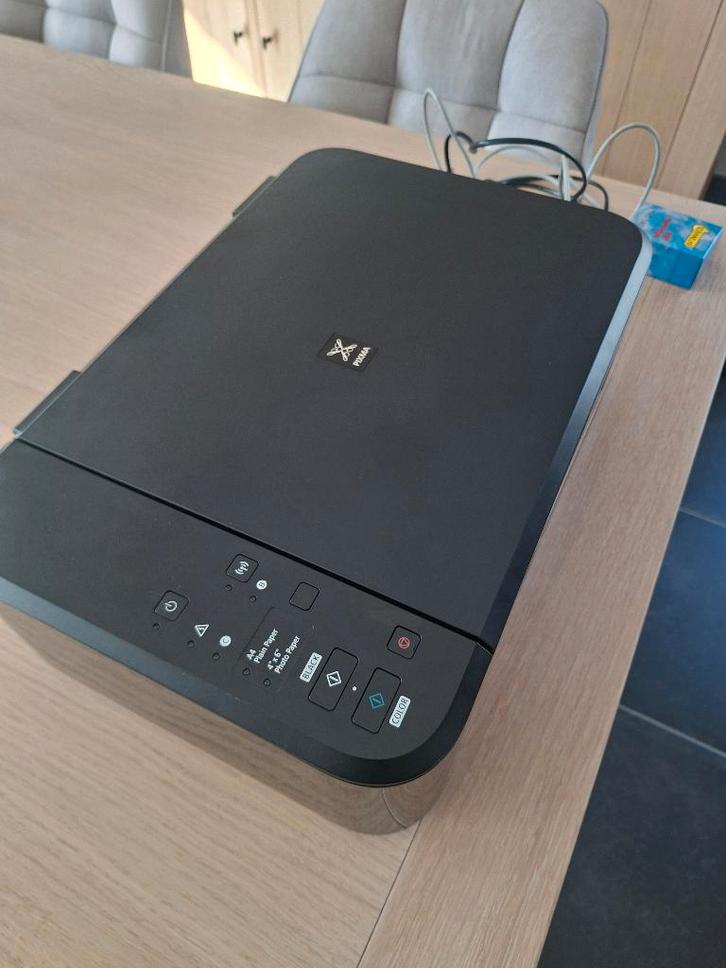 Canon MG3650S + NIEUWE XL Inkt (123inkt) - WiFi & Scan, Computers en Software, Printers, Gebruikt, All-in-one, Inkjetprinter, Faxen
