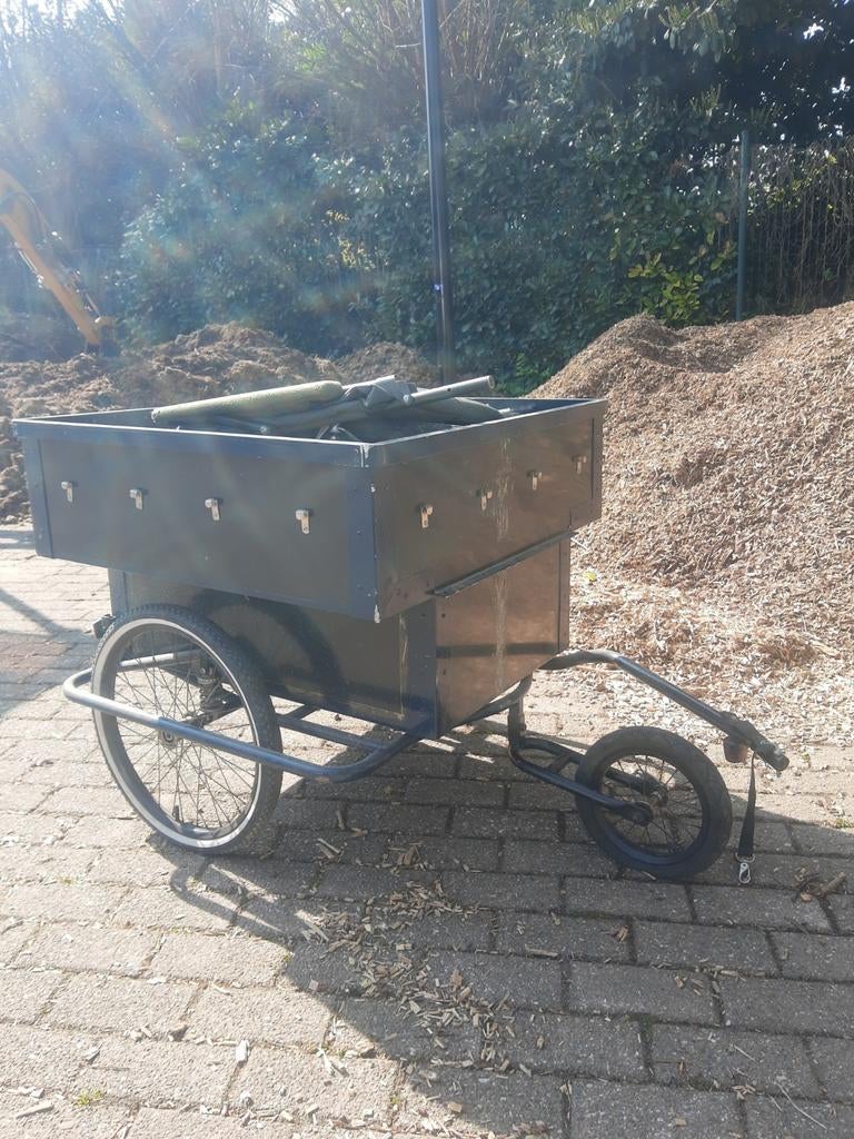 Fietsremorque, Ophalen