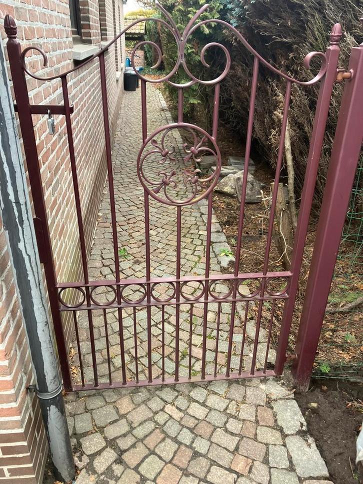 Smeedijzer poort, Tuin en Terras, Tuinpoorten, Zo goed als nieuw, Ophalen